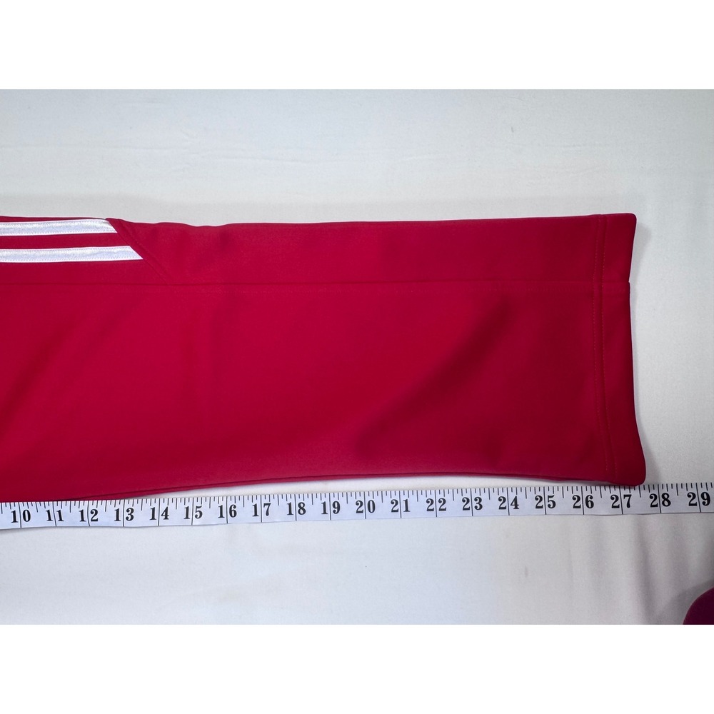 Adidas Badminton Pants Climacool Red Stripe M Athletic Gym Tracksuit Streatwear - Picture 10 of 11